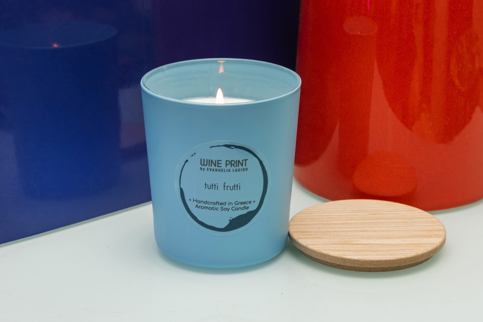 Tutti Frutti Baby Blue ceramic cup